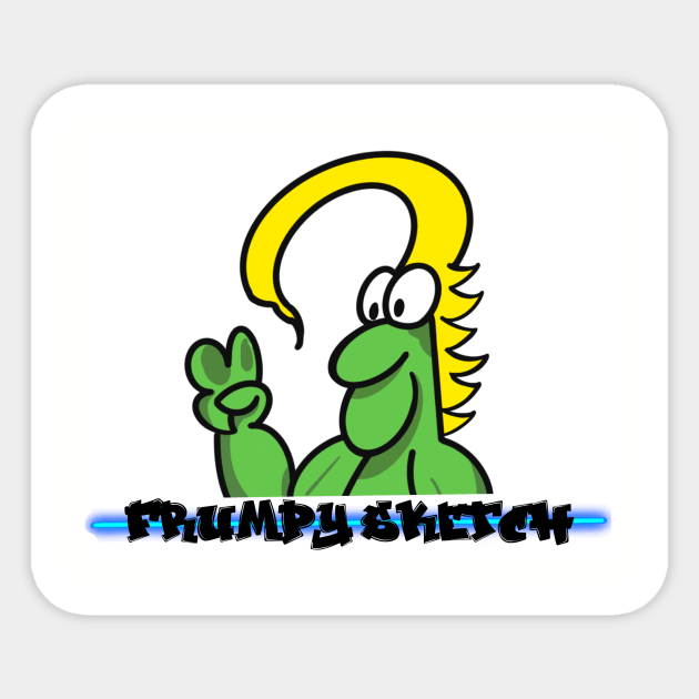 Frumpy Sketch Logo Sticker by Soundtrack Alley